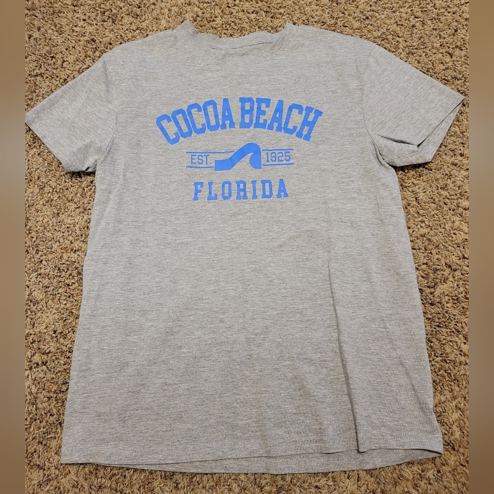Surf Style Gray Cocoa Beach Tee